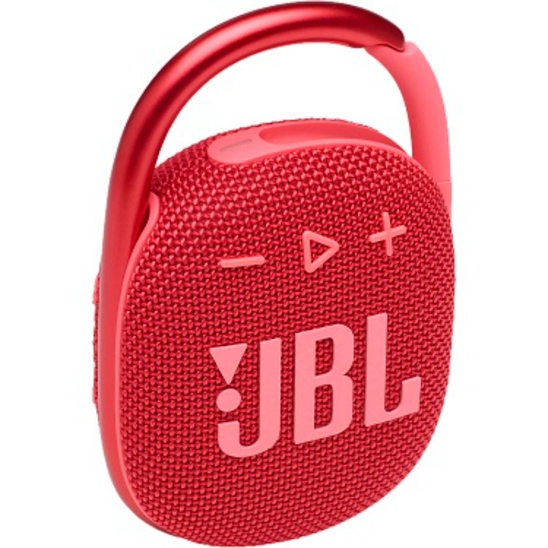 JBL Clip 4 - Portable Mini Bluetooth Speaker, Big Audio and Punchy bass, Integrated Carabiner, IP67 Waterproof and dustproof, 10 Hours of Playtime-RED