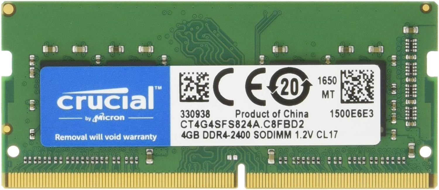 ذاكرة رام كروشال SODIMM DDR4، سعة 8 جيجا - CT2K4G4SFS824A