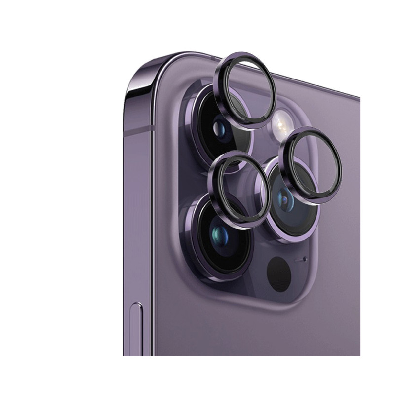 Green Lion Camera Lens HD Plus for iPhone 14 Pro Max - Purple