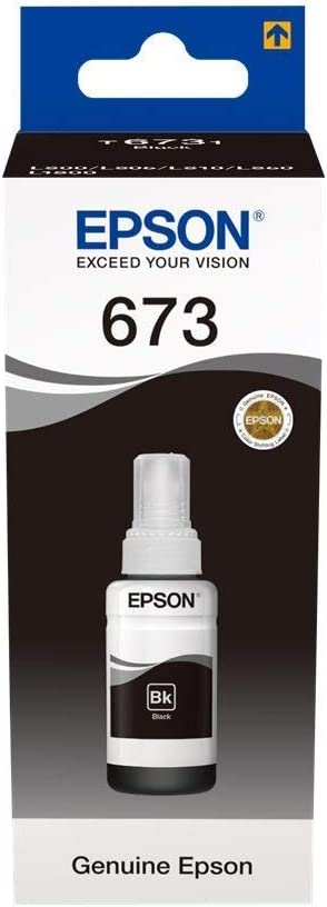 Epson EcoTank Ink Bottle, 70ml, Black - T6731