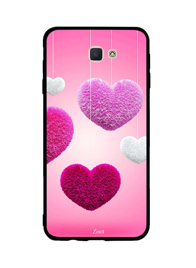 Zoot Coloured Hearts Printed Back Cover for Samsung Galaxy J7 Prime