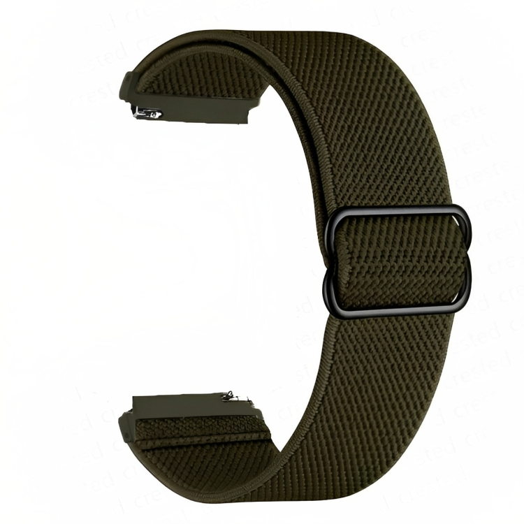 Nylon Replacement Strap for Samsung Galaxy Watch 3, 45-46mm - Olive Green