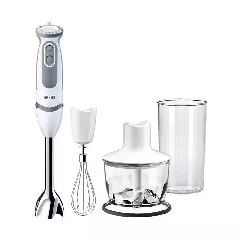 Braun MultiQuick 5 Vario Hand Blender, 1000 Watt, White - MQ 5235