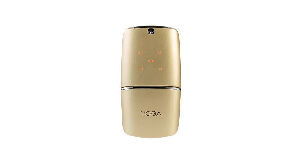 Lenovo Yoga Optical Wireless Mouse, 1600 DPI, Gold - GX30K69567