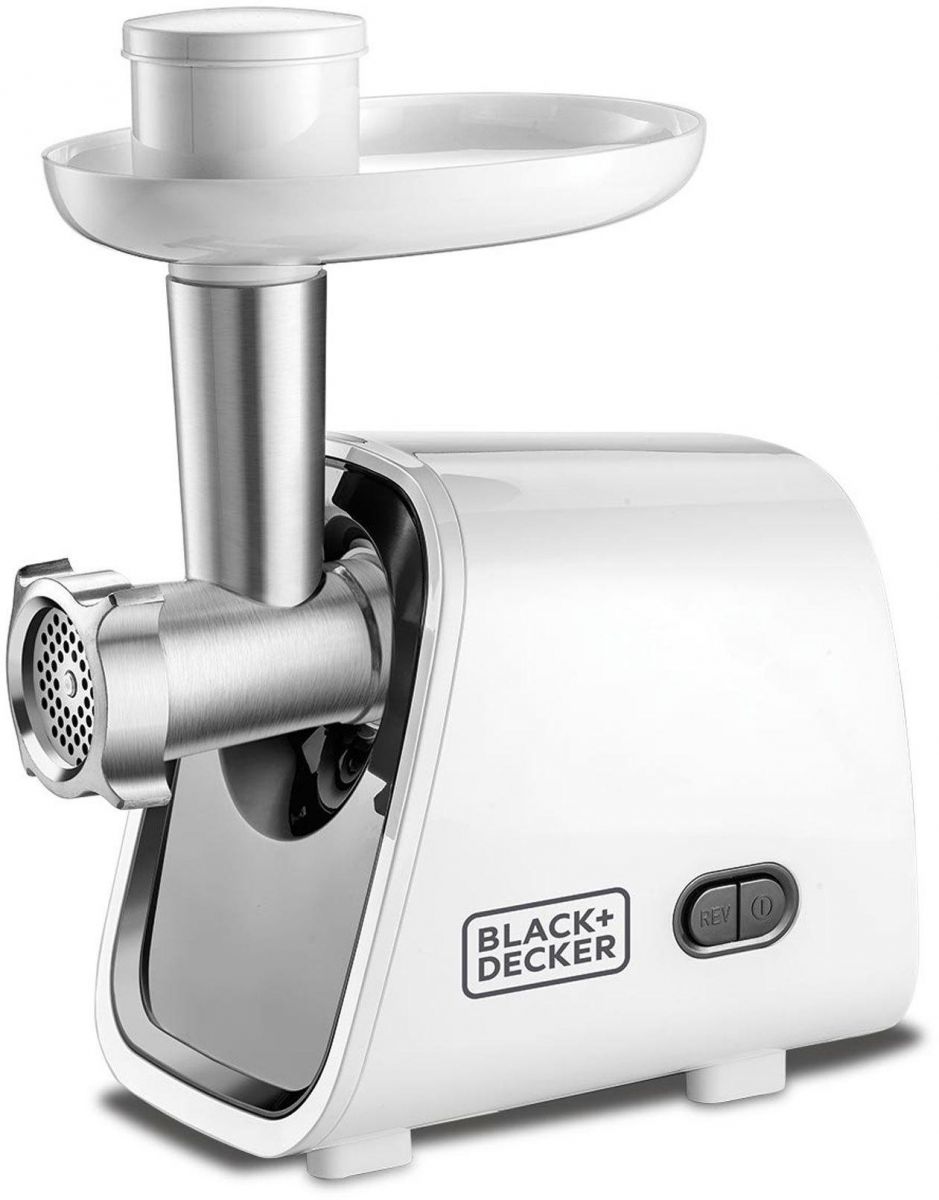 Black And Decker Meat Mincer, 1500 Watt, White - FM1500