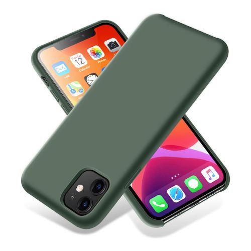 StraTG Back Cover for Apple iPhone 11- Dark khaki Green