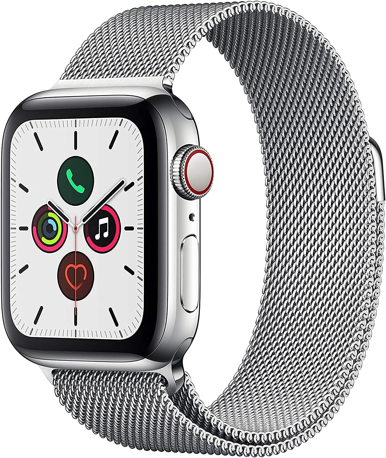 40mm milanese loop silver hotsell