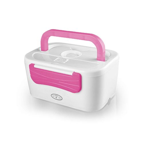 Nouveau Electric Lunch Box, 1.05 Liters, 45W - White and Pink