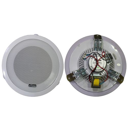 View Sound Wired Ceiling Speaker, 6.5 Inch, White - VCS-1678T