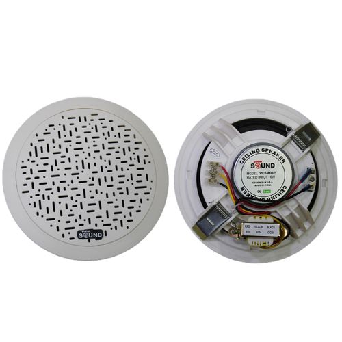 View Sound Wired Ceiling Speaker, 6 Inch, White - VCS-603P