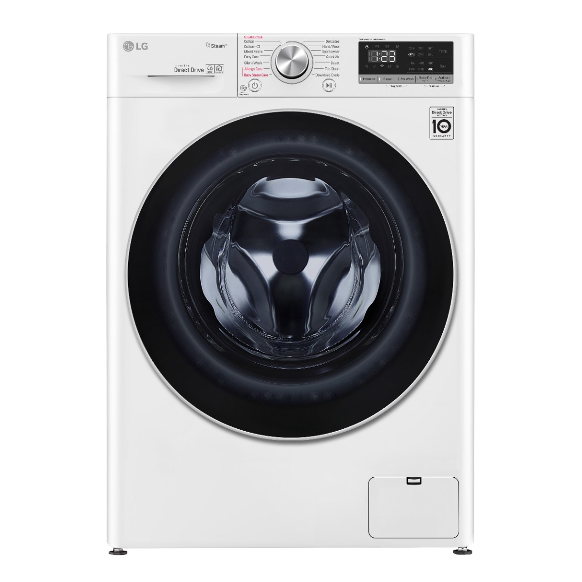 LG Vivace Front Load Automatic Washing Machine, 8 KG, White - F4R5TYG0W