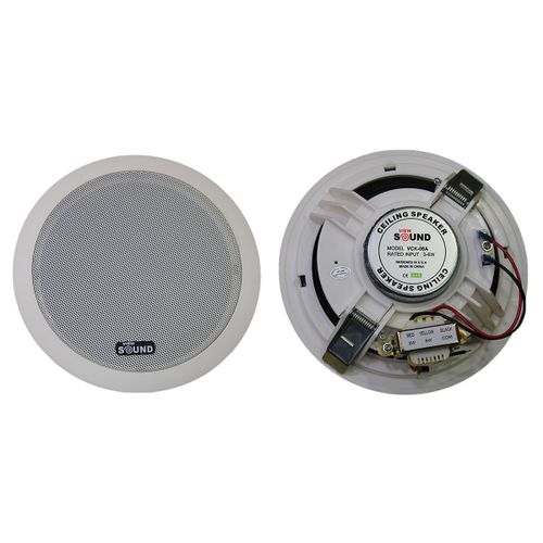View Sound Wired Ceiling Speaker, 6 Inch, White - VCK-06A