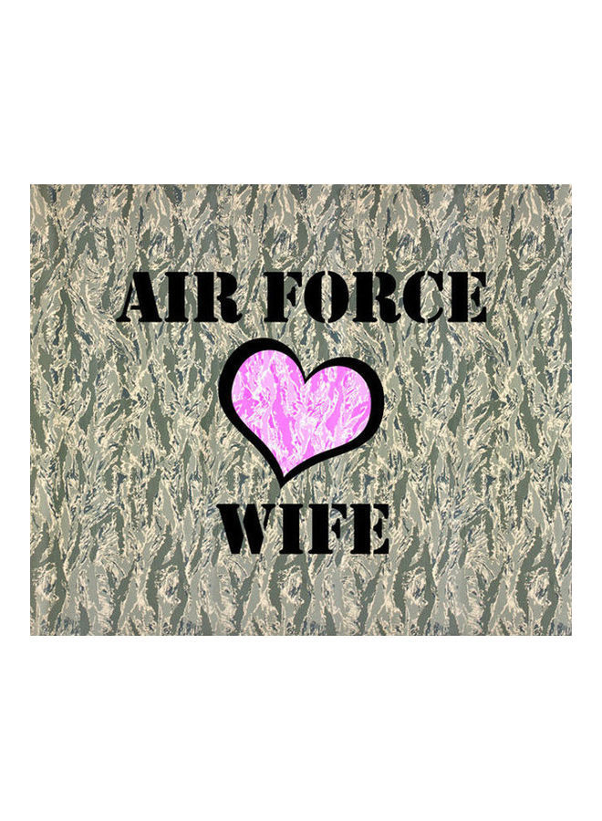 لاصقة حماية بطبعة عبارة Air Force Wife لابل ايفون 7