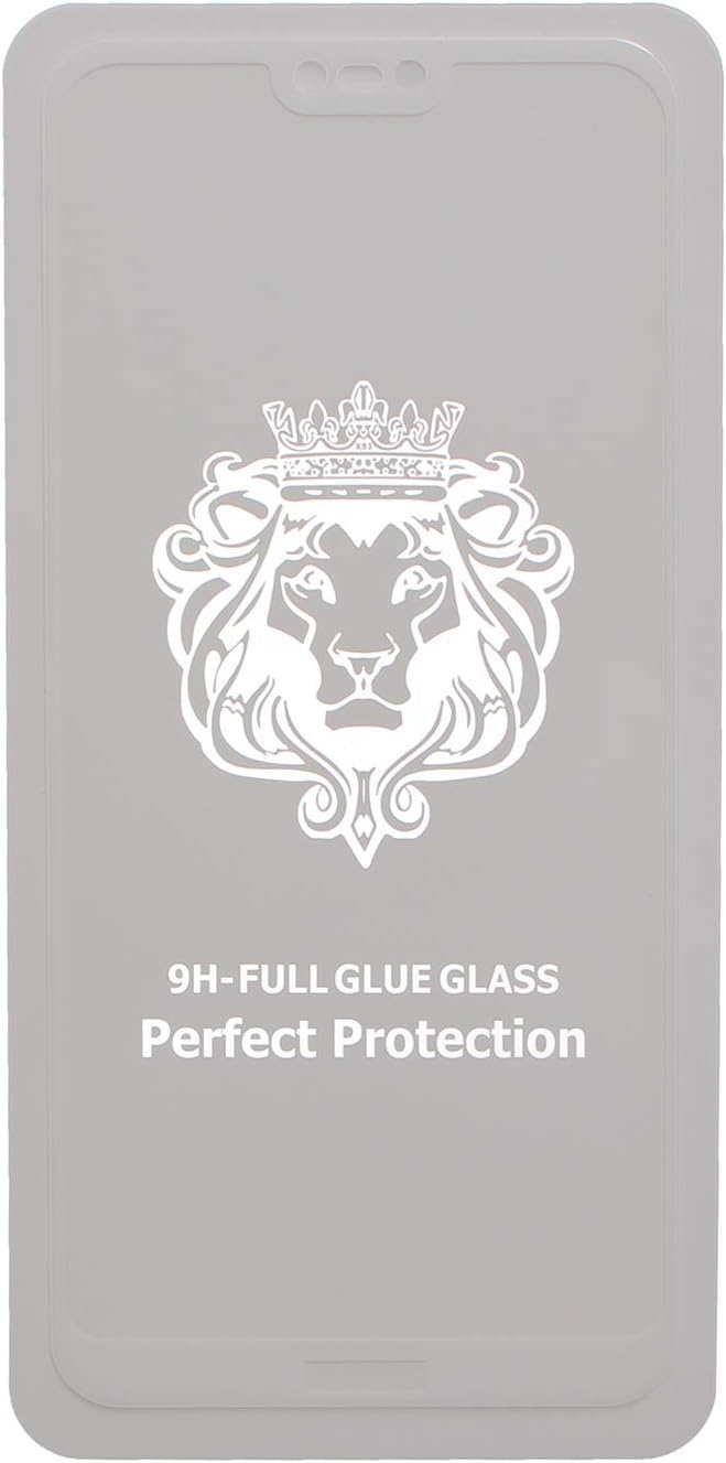 شاشة حماية زجاج لهواوي P20 لايت - شفاف باطار ابيض