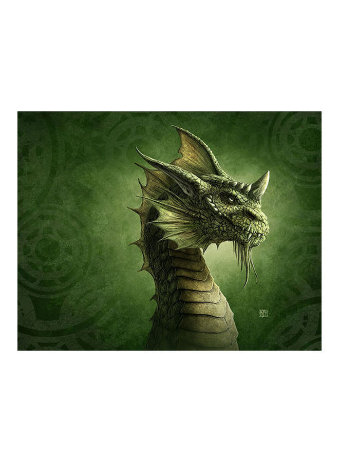Green Dragon Skin For Apple Ipad Pro 12.9 3rd Gen