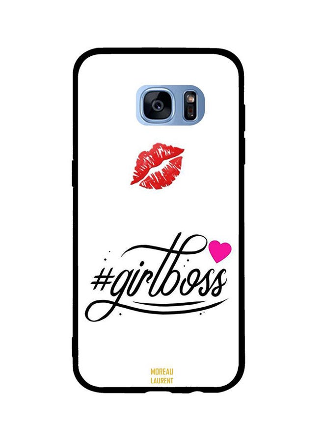 Moreau Laurent Girl Boss Hashtag Printed Back Cover for Samsung Galaxy S7 Edge