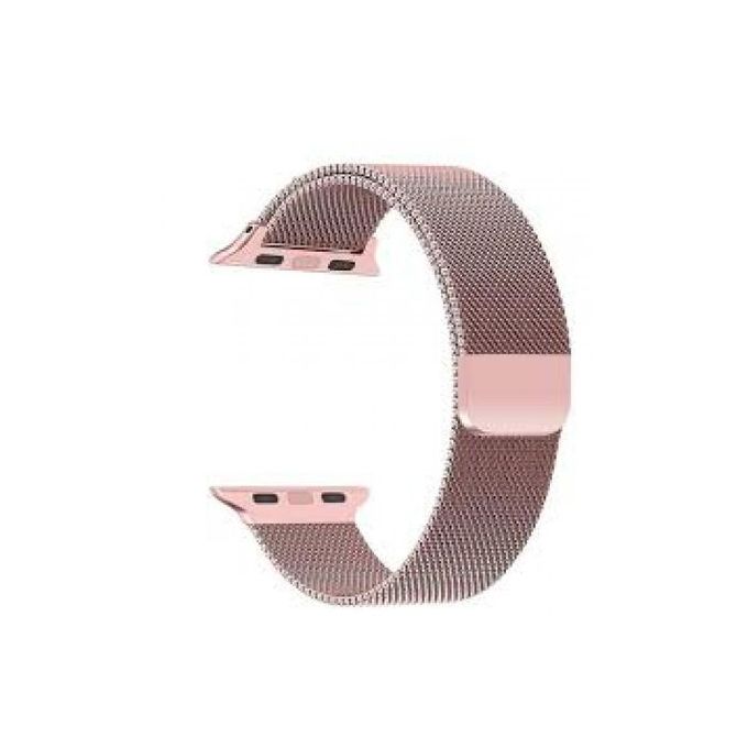 Stainless Steel Strap For Apple Smart Watch Series SE 42, 44Mm - Rose Gold