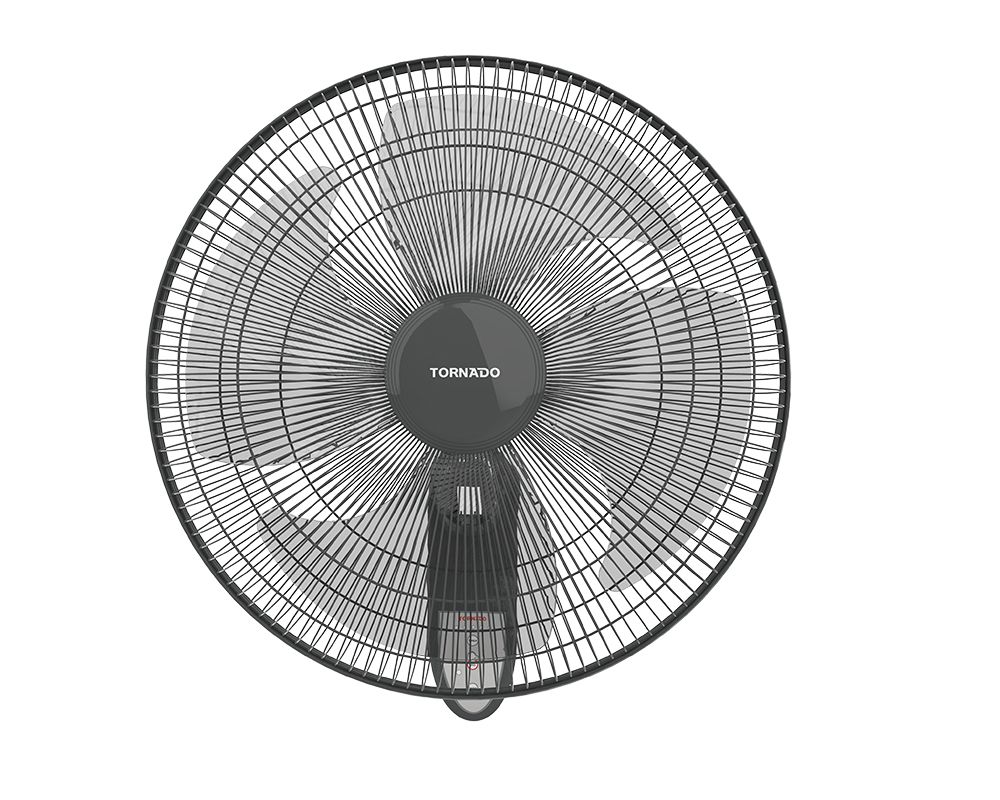 Tornado Wall Fan with Remote Control, 18 Inch, Dark Grey - EPS-18RG