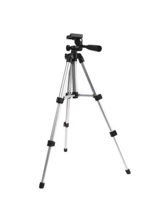 Portable Tripod For Camera - Silver and Black