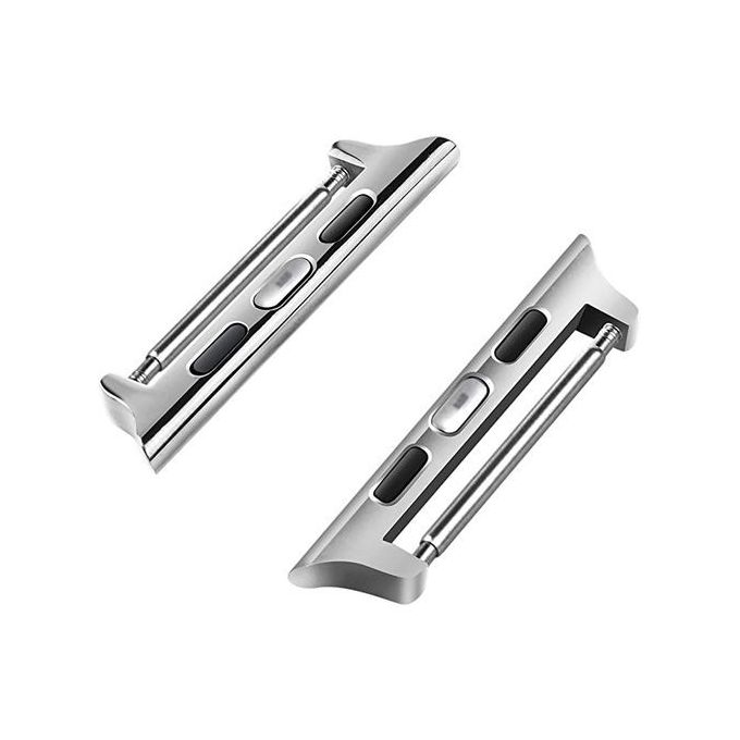 Metal Clasp connector for Apple Watch Series 7, 45 mm - Silver