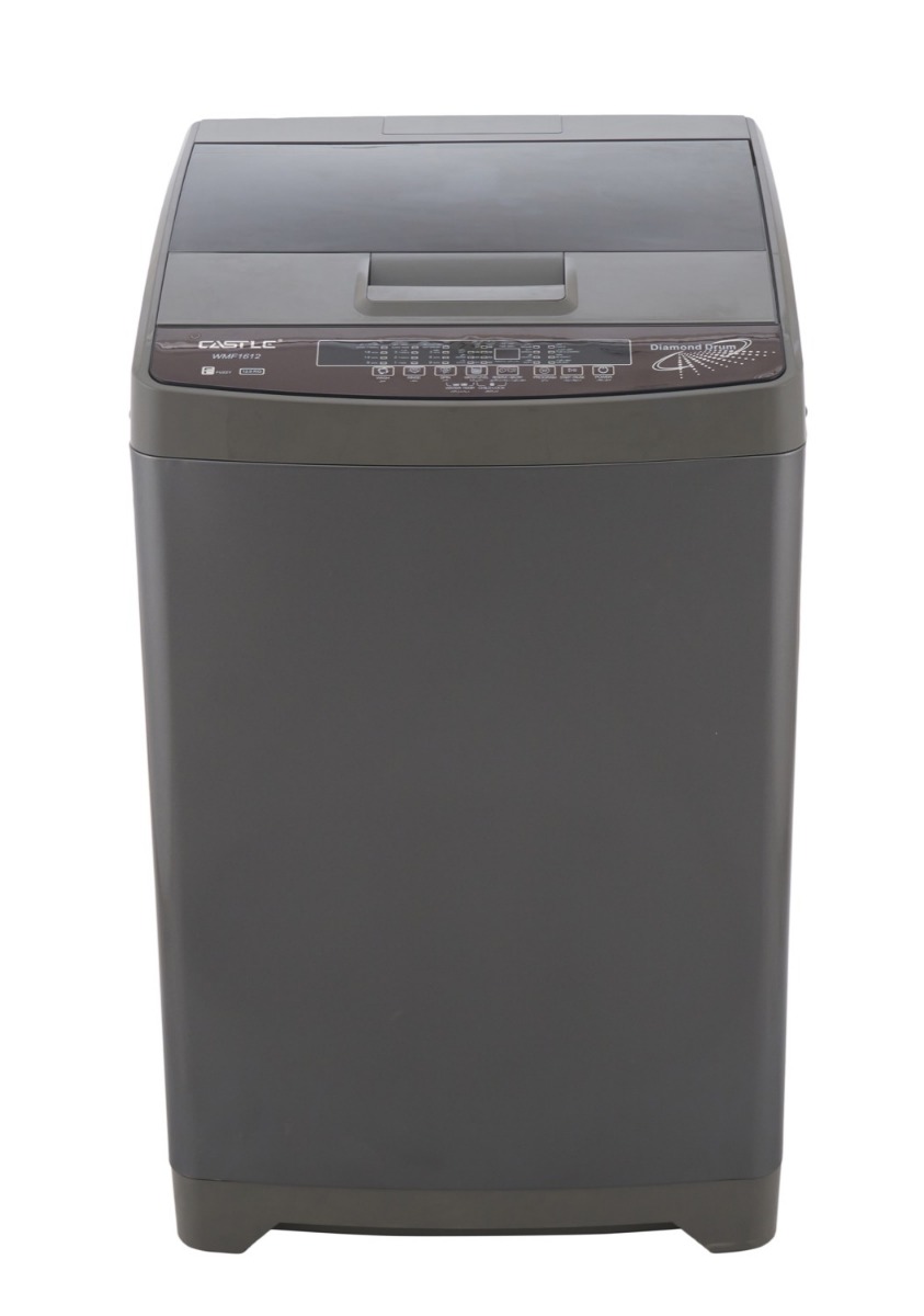 Castle Top Load Washing Machine, 12 Kg, Silver - WMF1612