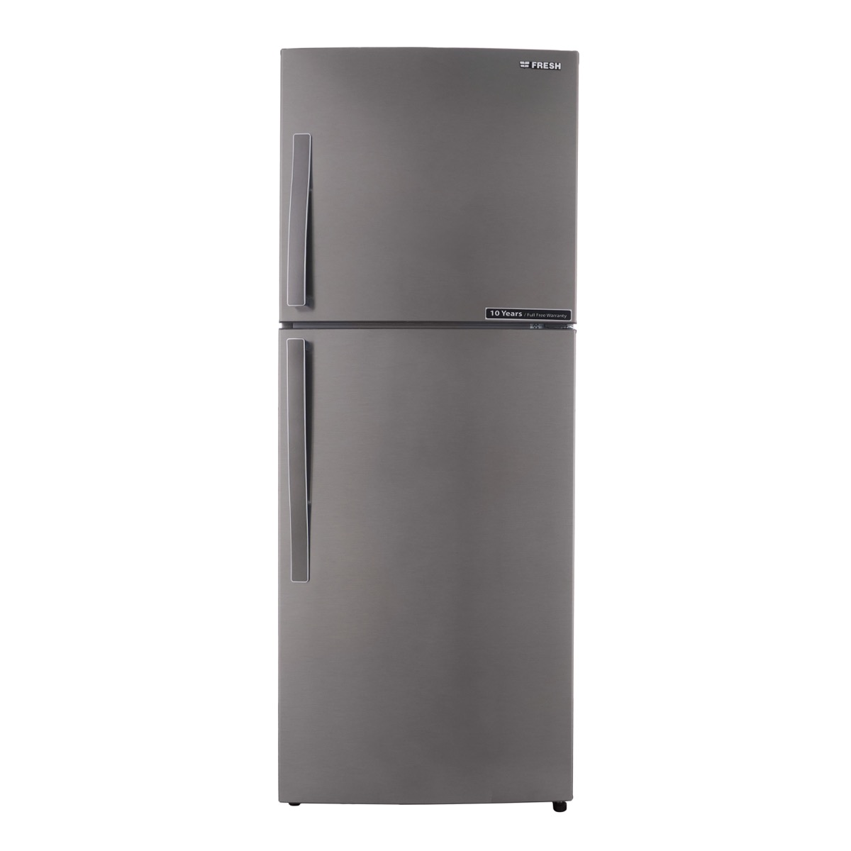 Fresh No-Frost Top Freezer Refrigerator, 369 Liters, Silver - FNT-B400KT