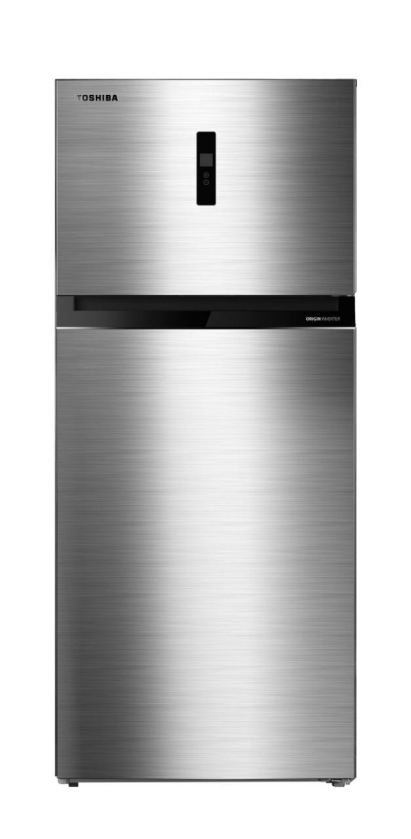 Toshiba No Frost Refrigerator, 535 Liters, Inverter, Stainless Steel - GR-RT702WE-PMN(02)