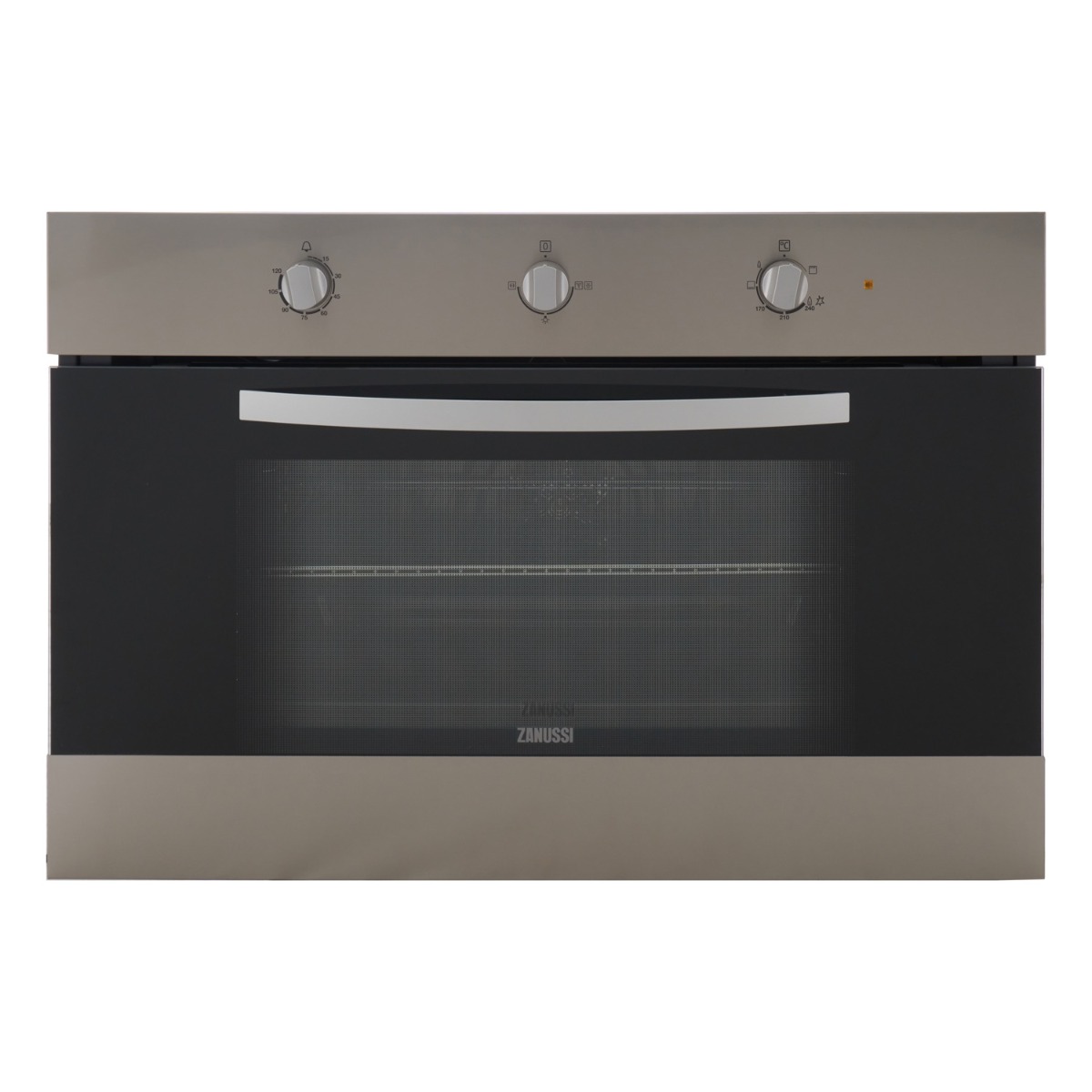Zanussi Built-in Gas Oven, with Girll, 74  Liters, Stainless Steel- ZOG9991X