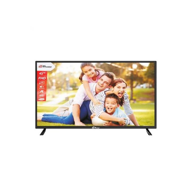 RT Home 43 Inch FHD LED TV, Black - RT-43A