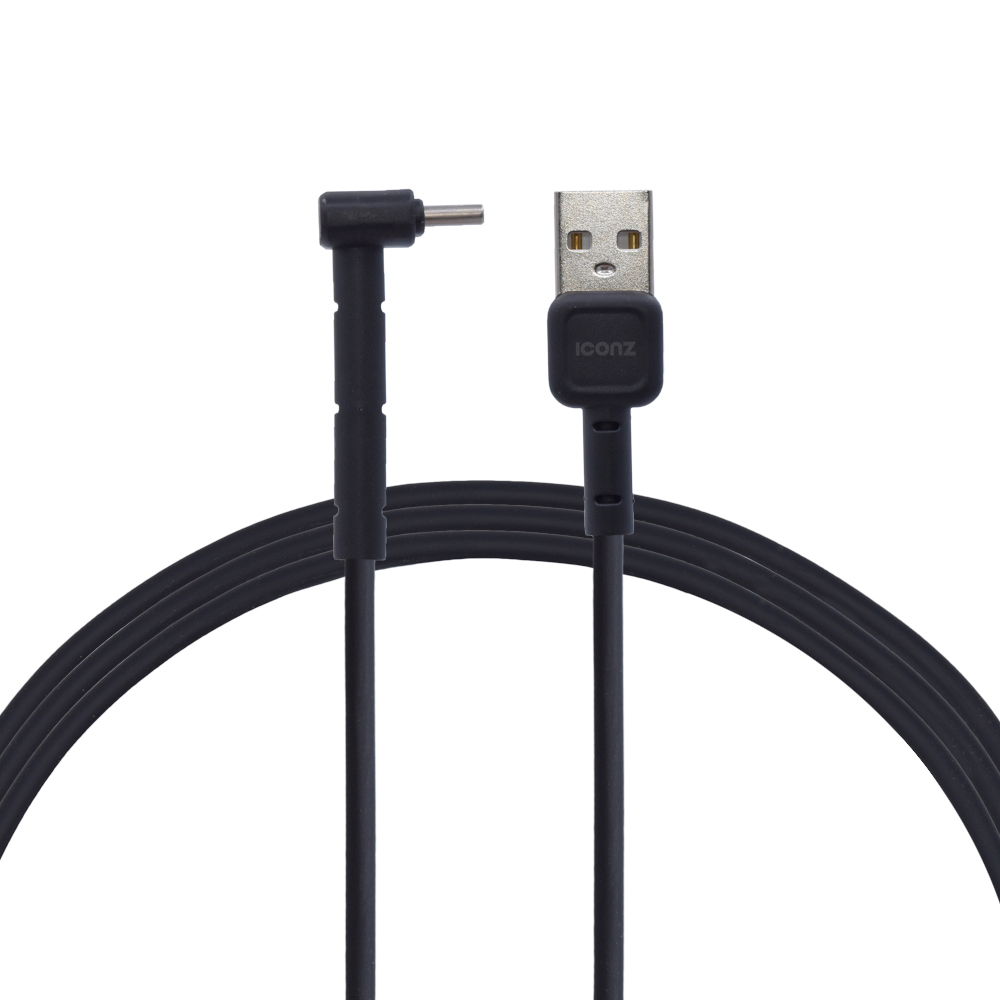 ICONZ Type-C USB Cable, 1 Meter, Black - XBC04K