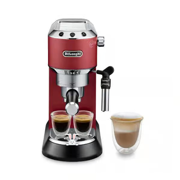 Delonghi Dedica Espresso Coffee Machine, Red - EC685.R
