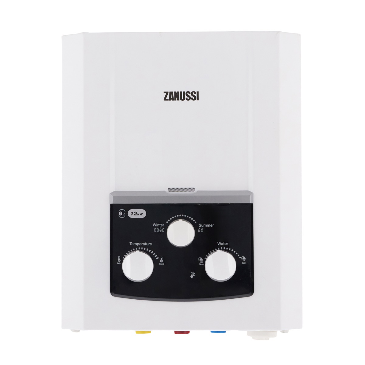Zanussi Digital Gas Water Heater, 6 Liters, White - 5567