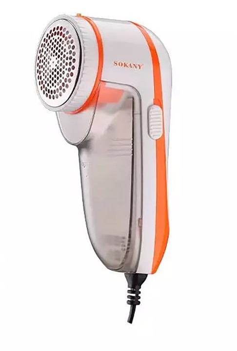 Sokany Electric Lint Remover, White and Orange - SK-880