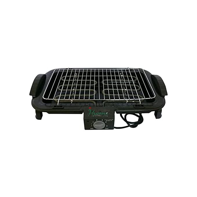 iHome Electric Grill, 2200 Watt, Black- Ki-6000