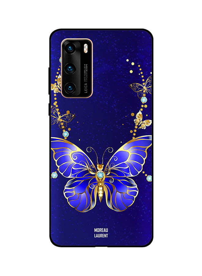 Moreau Laurent The Queen Butterfly Printed Back Cover for Huawei P40