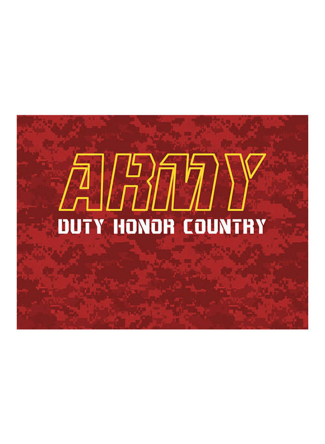 لاصقة حماية بطبعة عبارة Duty And Honor لسامسونج جالكسي S10