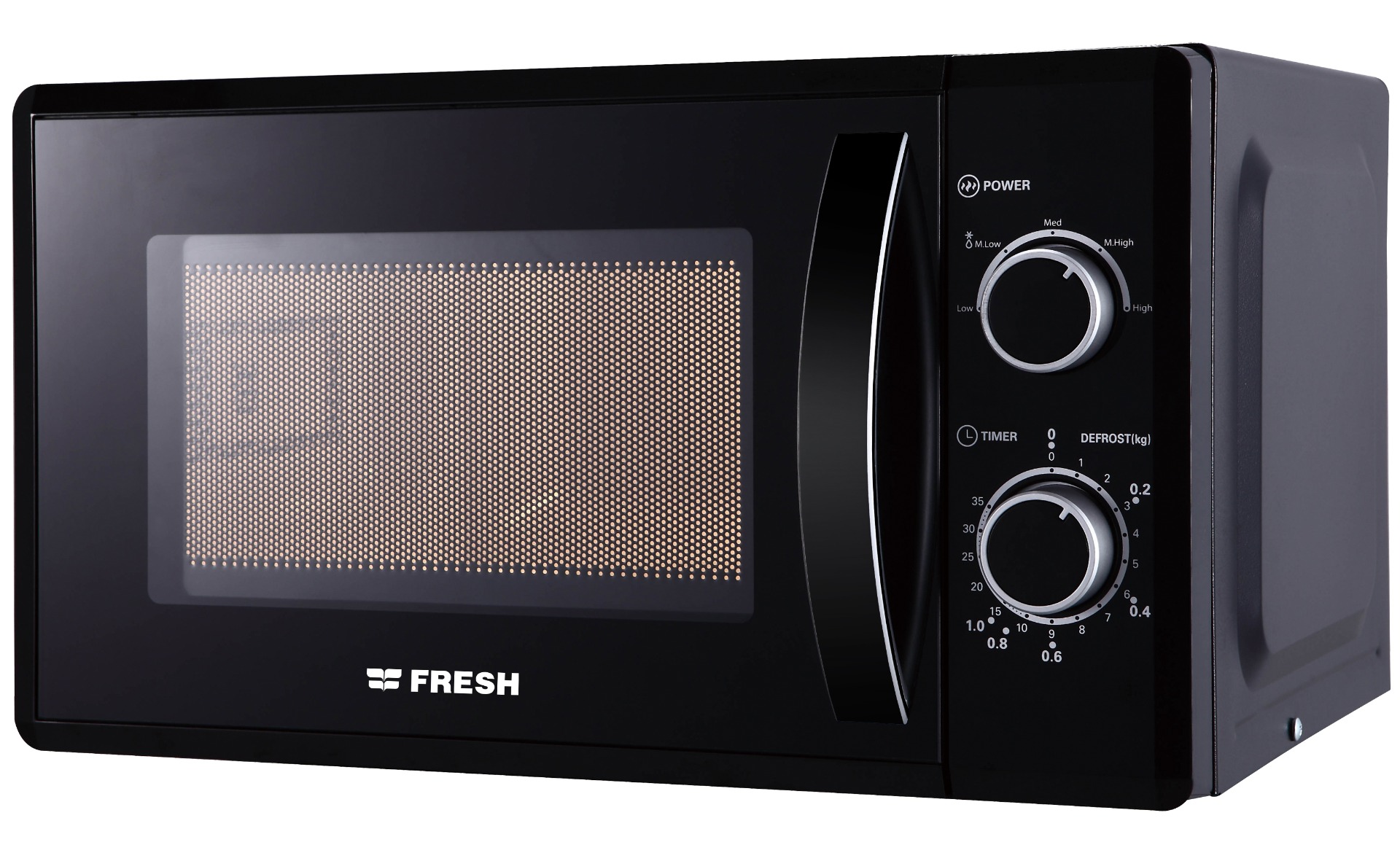 Fresh Microwave, 20 Liters, Black - FMW20MC