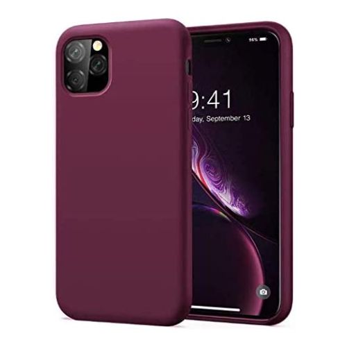 StraTG Silicon Back Cover for iPhone 11 Pro - Dark Purple