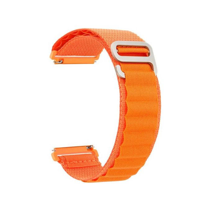 Nylon Smart Watch Strap for Huawei Watch GT, 46mm - Orange