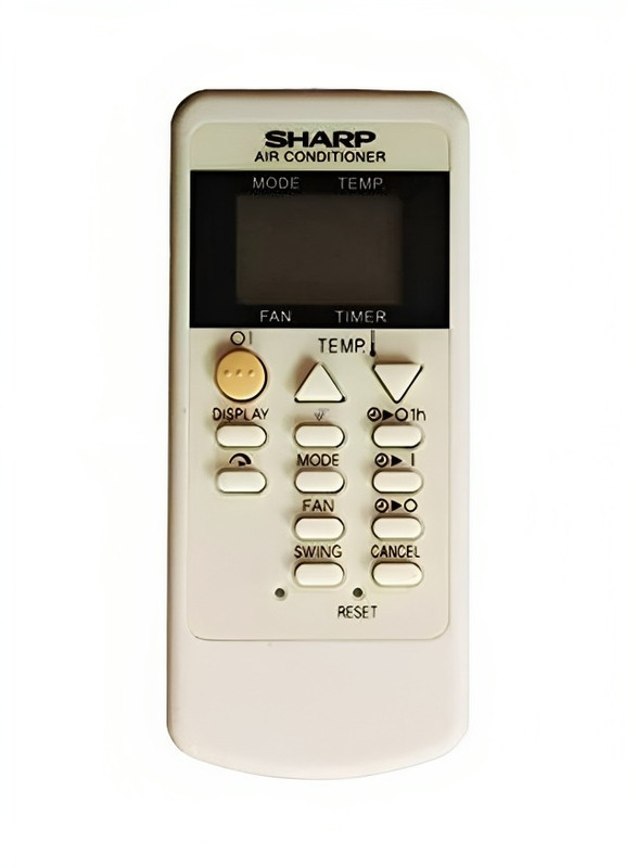 Sharp Remote Control for Sharp  Air Conditioner 5HP, White - Car553