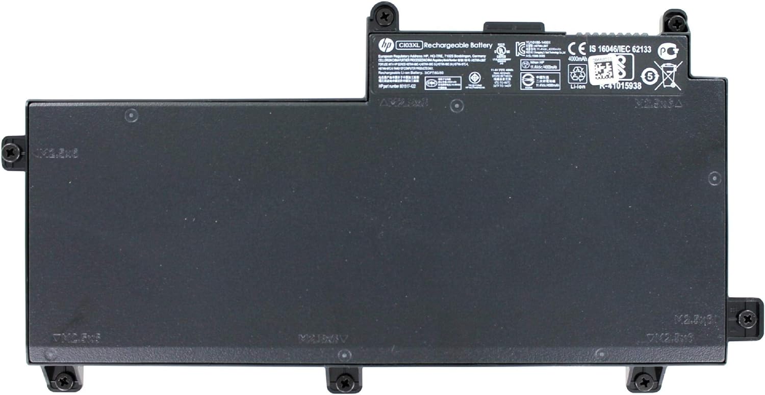 HP Laptop Battery Replacement, 4500 mAh - Black