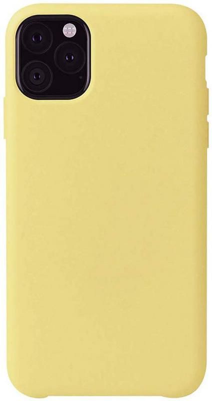 Silicone Back Cover for Apple iPhone 11 Pro Max - Yellow