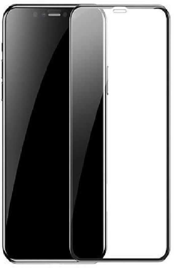 شاشة حماية زجاج لابل ايفون XS ماكس - شفاف باطار اسود
