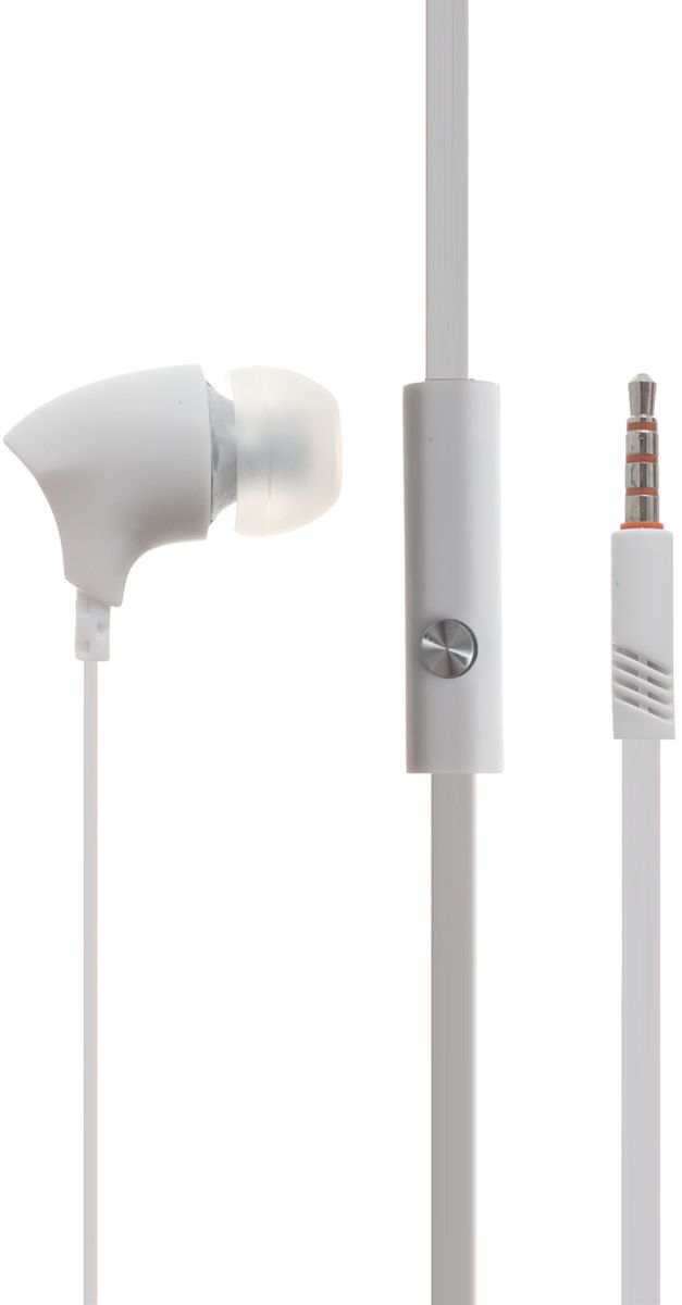 Celebrat Wired Earphones With Microphone, White - G3