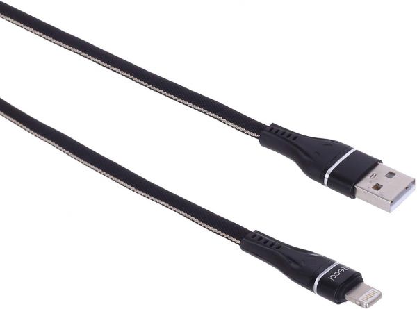Recci Lightning Cable, 100 cm, Black - RTC-N04L