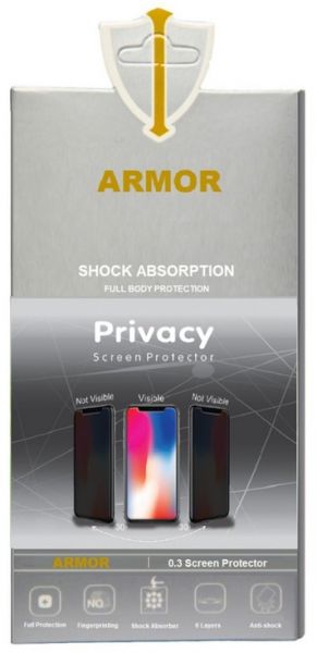 Armor Privacy Screen Protector For Xiaomi Redmi Note 9S - Transparent