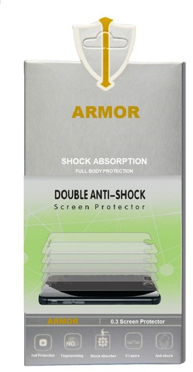 Armor Double Anti Shock Screen Protector For Samsung Galaxy A12 - Transparent