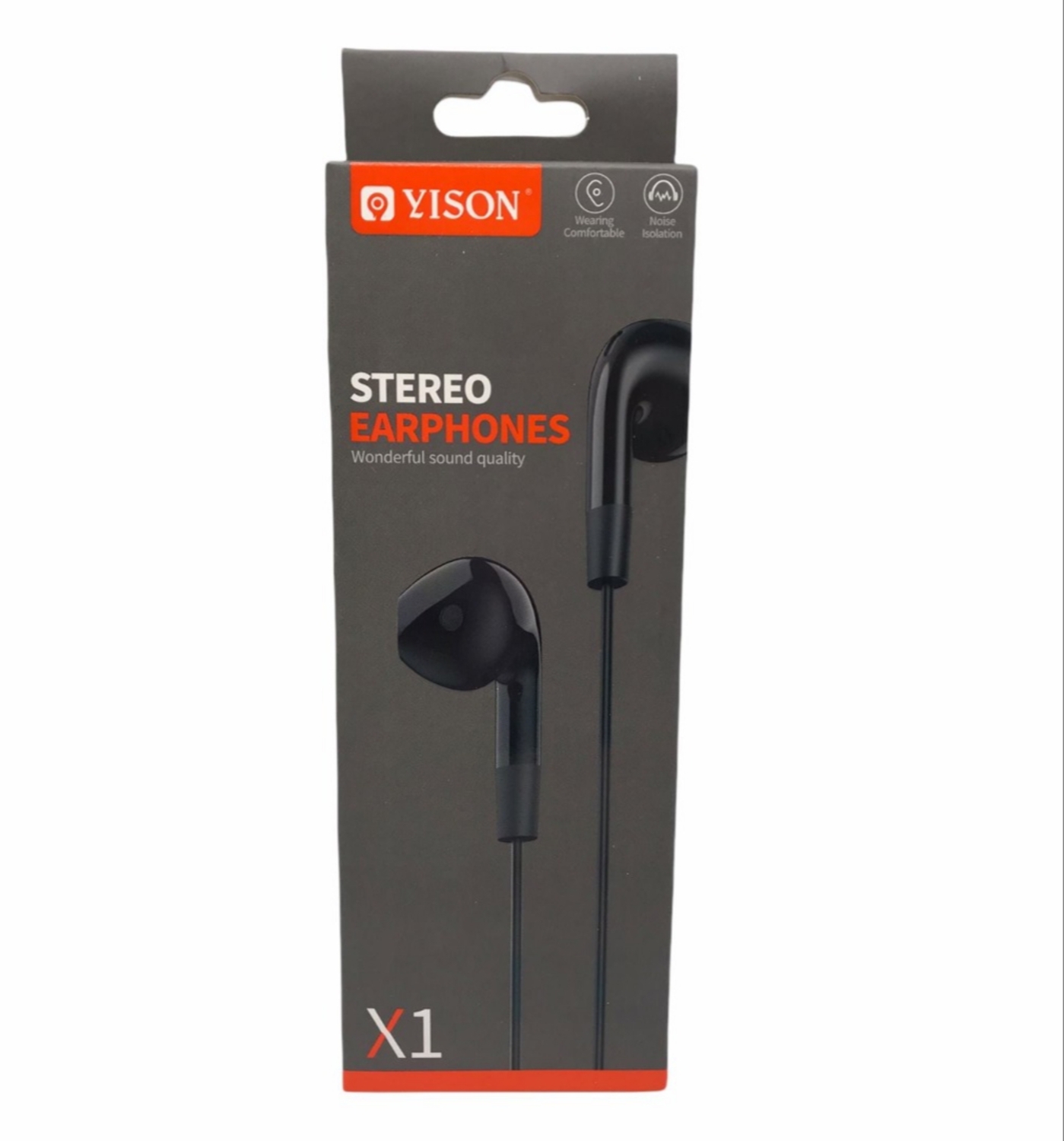 YISON X1- STEREO WIRED IN- EAR EARPHONE WITH MIC