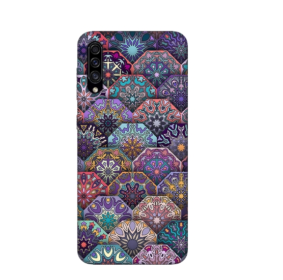 Silicone Mandala Pattern Back Cover For Samsung A30s