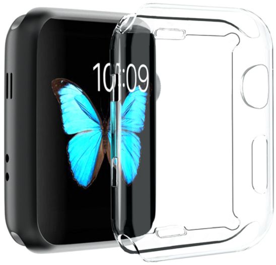 Silicone Cover For Apple Watch Series 4, 44mm - Transparent